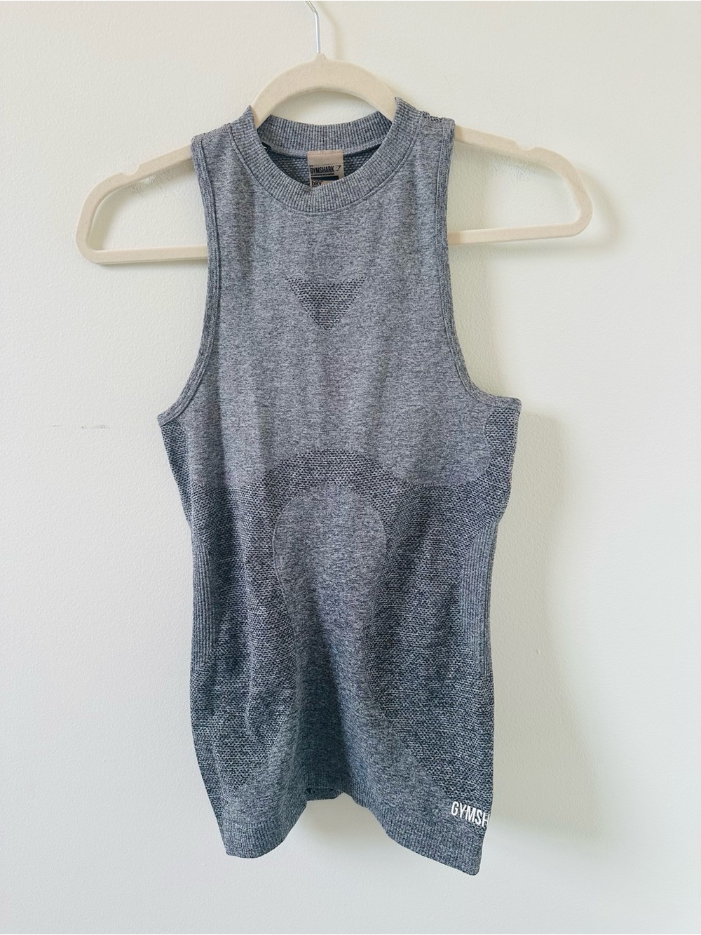 Gymshark grey racerback tank size Small